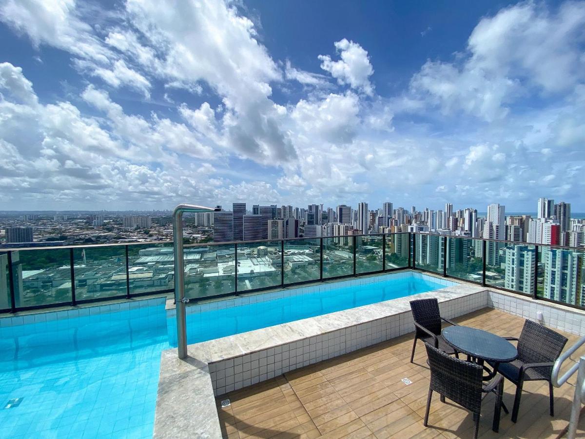Flat Localizado A 200m Shopping Recife, Bem Perto Da De Boa Viagem E Com Wi-fi 400mbps