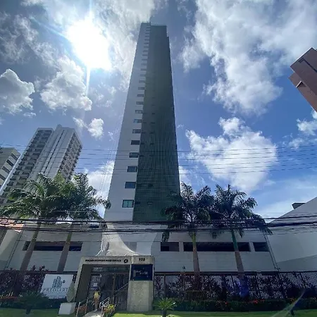 Flat Localizado A 200M Shopping Recife, Bem Perto Da Praia De Boa Viagem E Com Wi-Fi 400Mbps Exterior photo