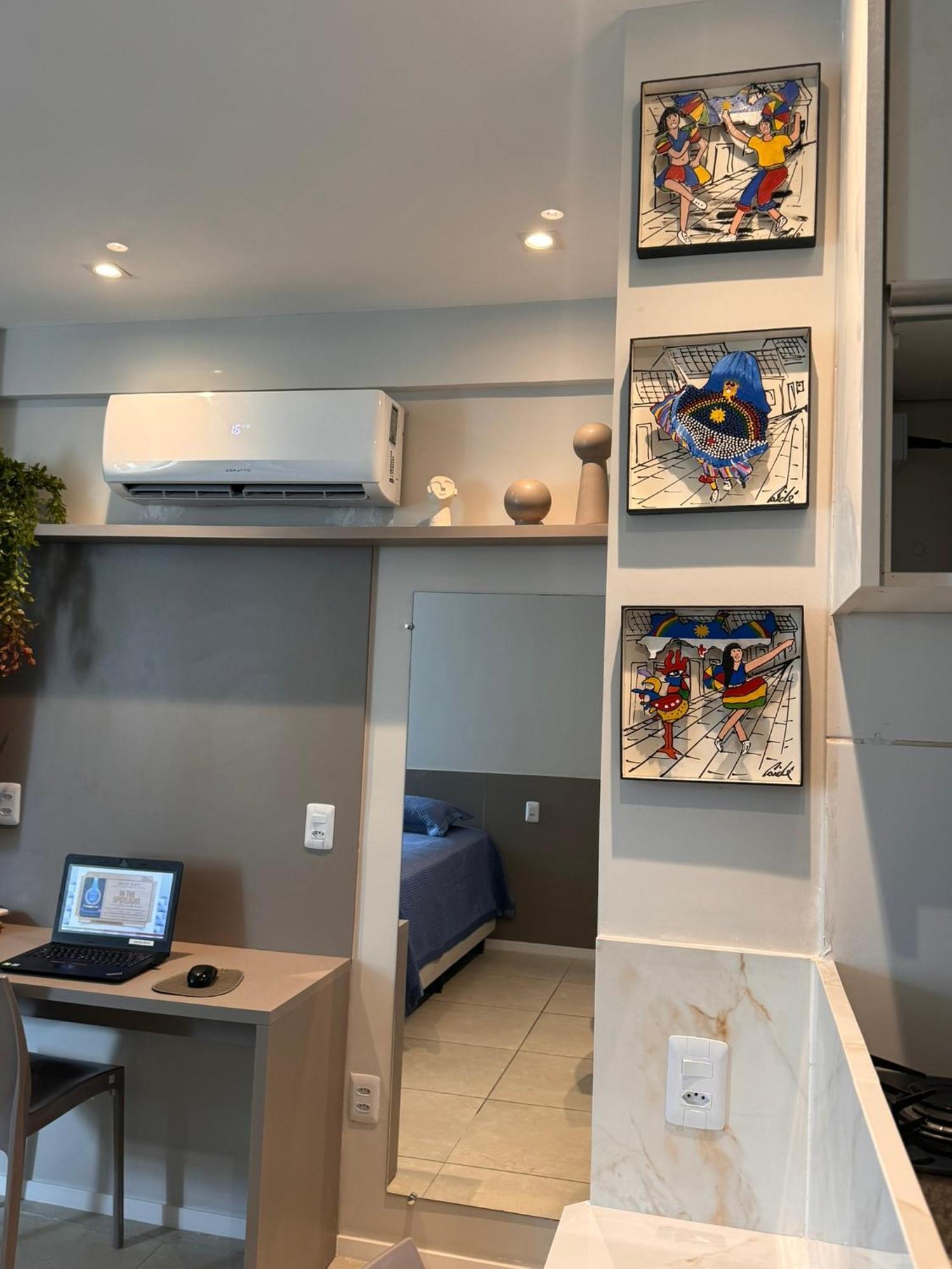 Flat Localizado A 200m Shopping Recife, Bem Perto Da De Boa Viagem E Com Wi-fi 400mbps Recife