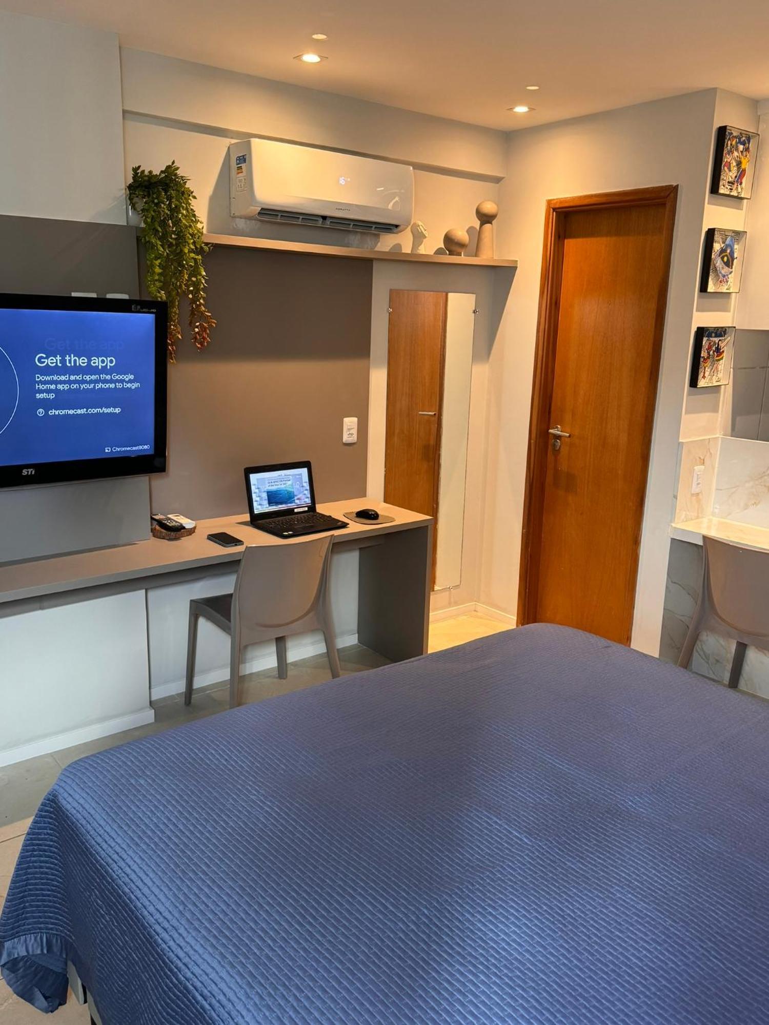 Flat Localizado A 200m Shopping Recife, Bem Perto Da De Boa Viagem E Com Wi-fi 400mbps