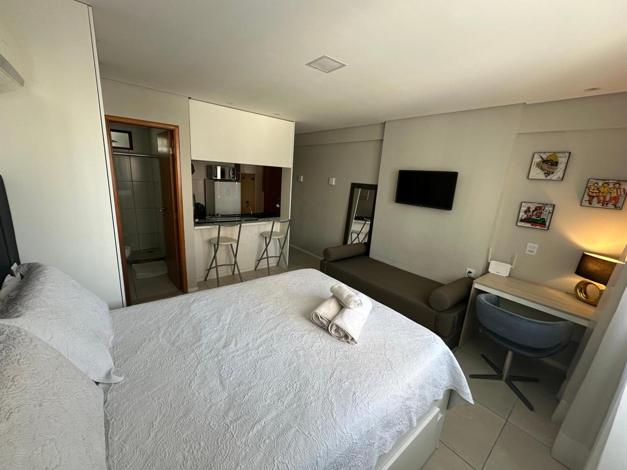 Flat Localizado A 200m Shopping Recife, Bem Perto Da De Boa Viagem E Com Wi-fi 400mbps Apartment